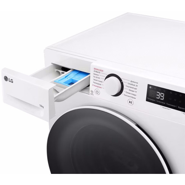 Пральна машина LG F4Y5RS0W білий