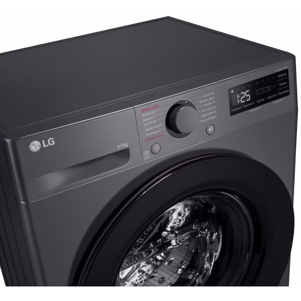 Пральна машина LG F2R5FG6J графіт