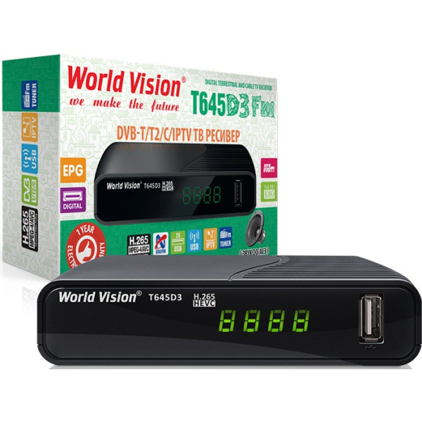 ТВ тюнер World Vision T645D3 FM
