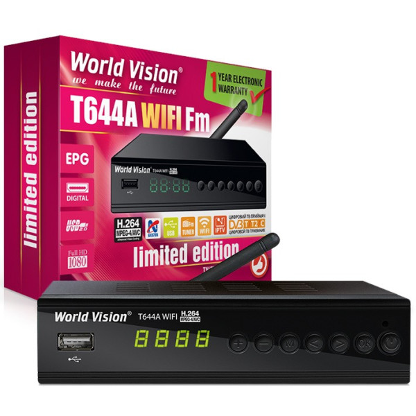 ТВ тюнер World Vision T644A WiFi FM