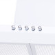 Вытяжка Minola HK 6214 WH 700 LED белый