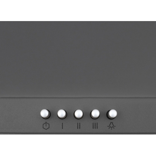 Витяжка Perfelli K 6402 SG 850 LED сірий